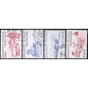 2001. 1,00-10,00 Kr. Arktiske vikinger III. AFA nr. 368-71 postfrisk stemplet