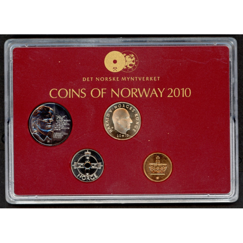 Norge. Møntsæt 2010 fra Den Norske Kgl. Mynt