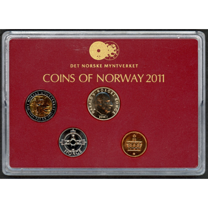Norge. Møntsæt 2011 fra Den Norske Kgl. Mynt