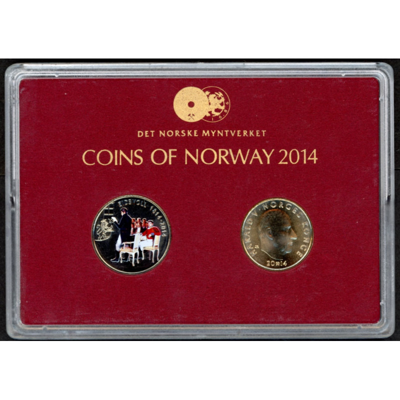 Norge. Møntsæt 2014 fra Den Norske Kgl. Mynt