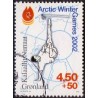 2001. 4,50+0,50 Øre. Arctic Winter Games. AFA nr. 373 postfrisk stemplet