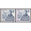 2001. 0,25-12 Kr. Dagligserie. AFA nr. 377-8 postfrisk stemplet