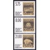 2001. 5,75-21,00 Kr. Frimærkerne som aldrig udkom. AFA nr. 379-81 postfrisk stemplet