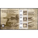 2001. 34,75 Kr. Frimærkerne som aldrig udkom, i miniark. AFA nr. 382 postfrisk stemplet
