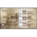 2001. 34,75 Kr. Frimærkerne som aldrig udkom, i miniark. AFA nr. 382 postfrisk stemplet
