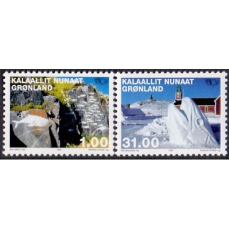 2002. 1,00-31,00 Kr. Norden. AFA nr. 385-6 postfrisk stemplet