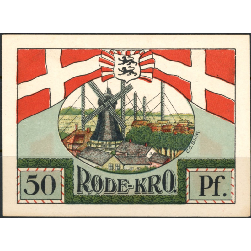 Lunderup. 50 pf. 1920 Sieg 68 B (0)