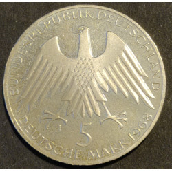Tyskland-Germany. 5 Deutsche Mark 1968 J