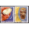 2002. 4,50-4,75 Kr. Grønlands Arv og kultur III. AFA nr. 388-9 postfrisk stemplet