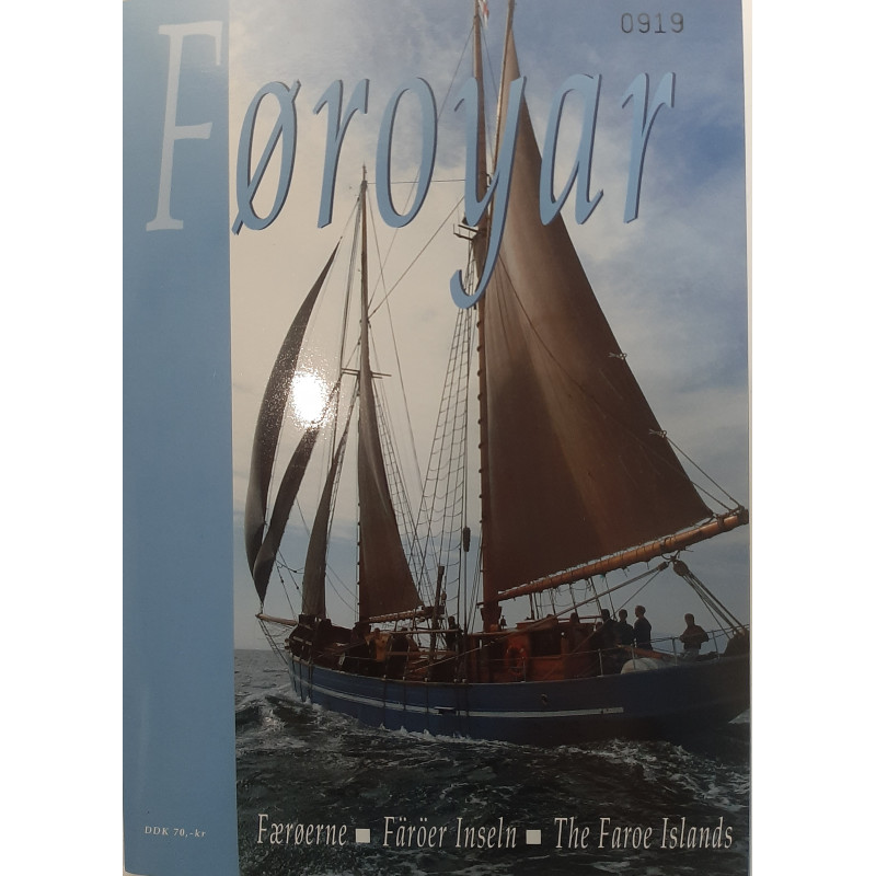 Færøerne. Telekort i samlermappe med Skibe, ubrugte