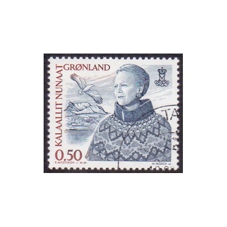 2002. 0,50 Øre Dagligserie AFA nr. 398 postfrisk stemplet