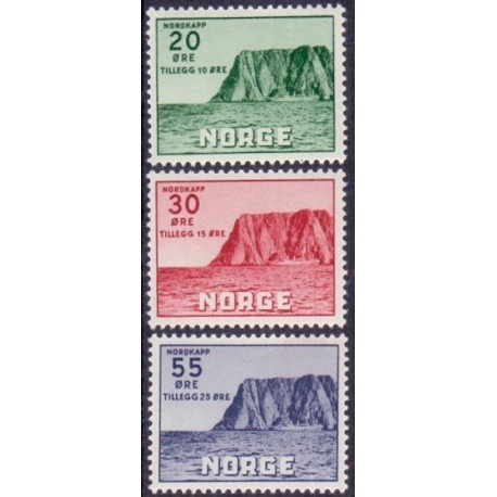 Norge 1953. Nordkap IV komplet sæt
