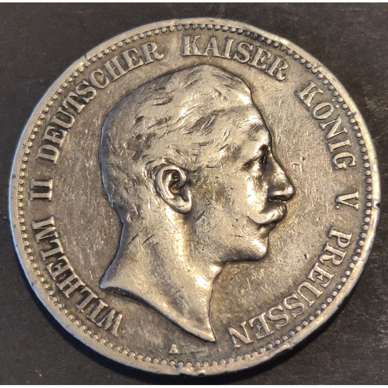 Tyskland-Germany. Reich 5 Fünf Mark 1908 A