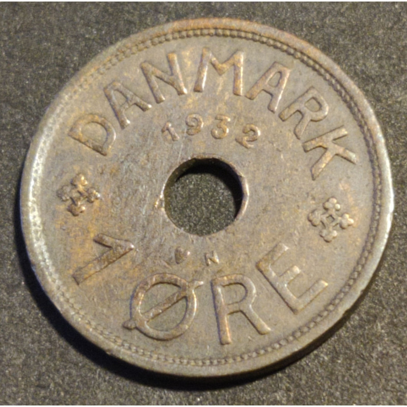 1 Øre. Chr. X. 1932 i en flot kvalitet for type og årstal.