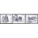2003. 4,50-6,00 Kr. Slædehunde. AFA nr. 404-6 postfrisk stemplet