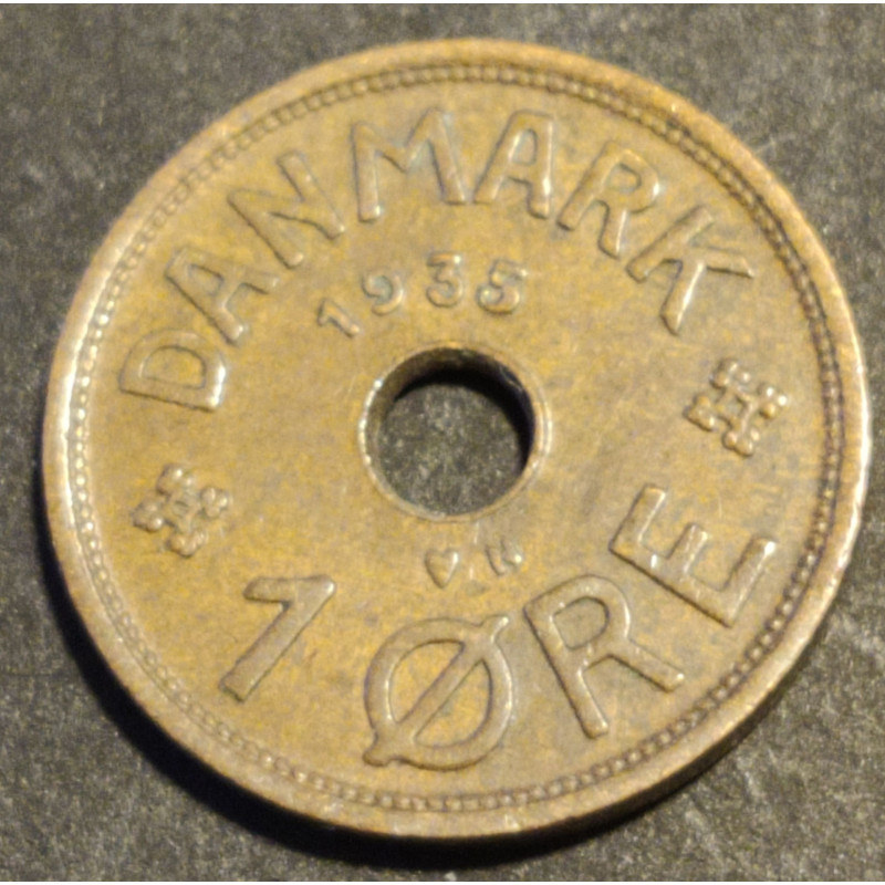 1 Øre. Chr. X. 1935 i en flot kvalitet for type og årstal.