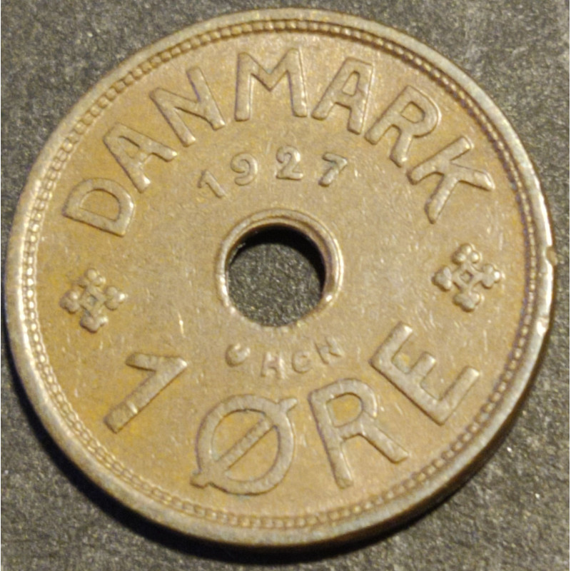 1 Øre. Chr. X. 1927 (ny type) i en middelgod kvalitet for type og årstal.