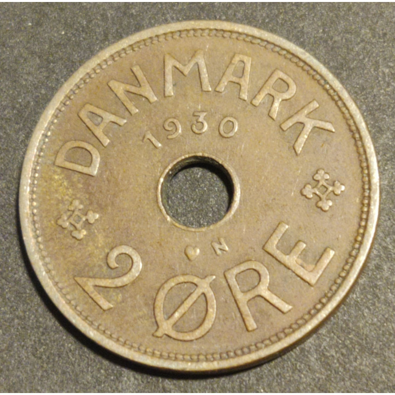 2 Øre. Chr. X. 1930 i en flot kvalitet for type og årstal.