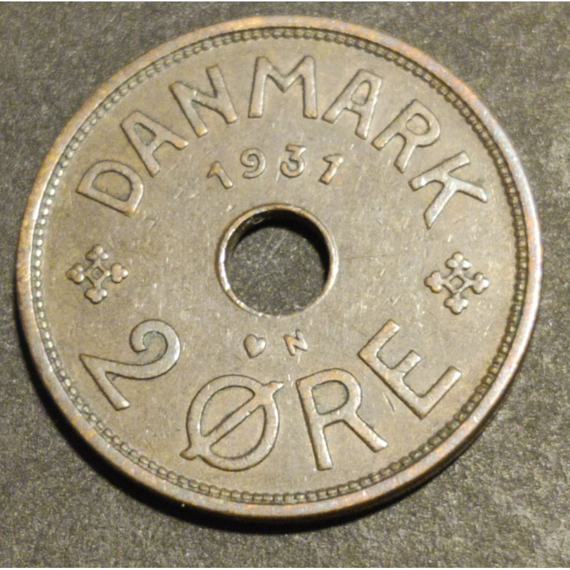2 Øre. Chr. X. 1931 i en flot kvalitet for type og årstal.