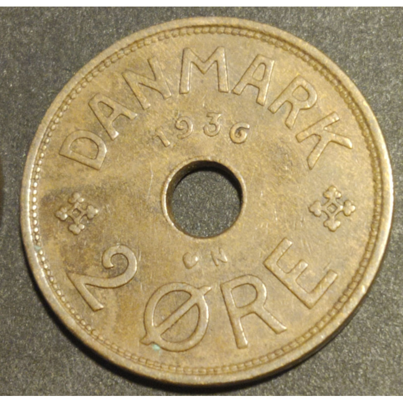 2 Øre. Chr. X. 1936 i en flot kvalitet for type og årstal.
