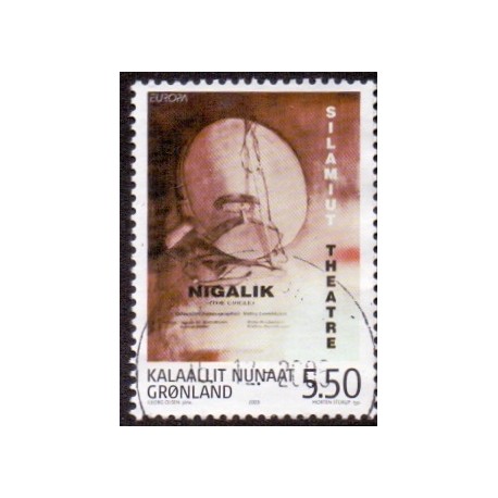 2003. 5,50 Kr. Europamærke / CEPT. AFA nr. 408 postfrisk stemplet