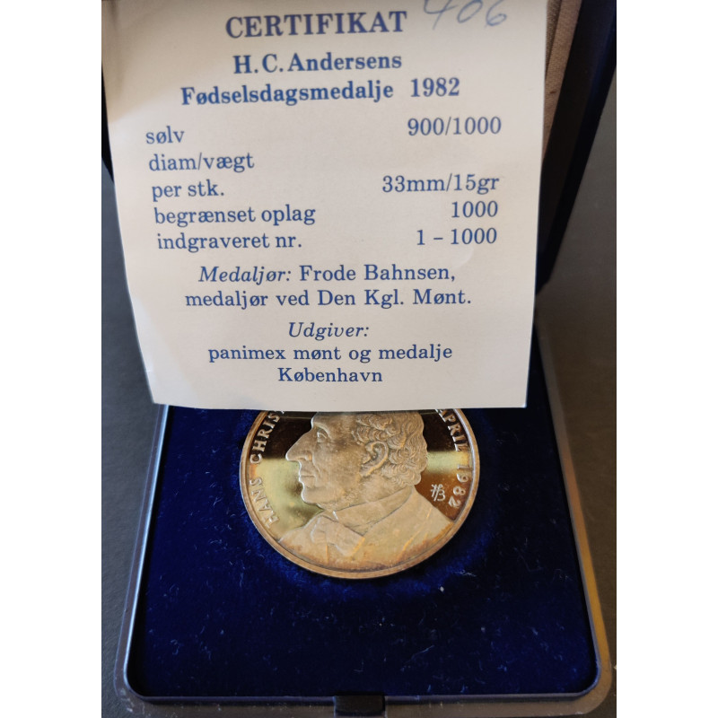 Danmarks Regenter.sølv medalje mønthuset, medalje i 925/1000 sølv