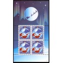 2003. 21,00. Julemanden fra Grønland i miniark. AFA nr. 411a postfrisk stemplet