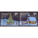 2003. 5,00-5,50 Kr. Julemærke. AFA nr. 412-13 postfrisk stemplet