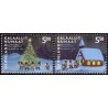 2003. 5,00-5,50 Kr. Julemærke. AFA nr. 412-13 postfrisk stemplet