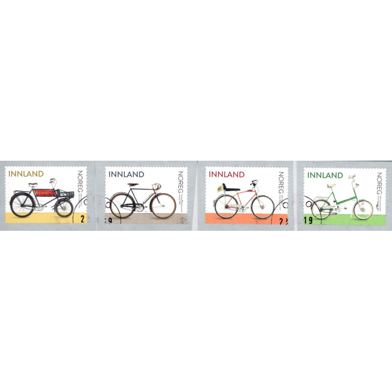 Norge. 2019. Cykelhistorie,  AFA nr. 1979-82 **      stemplet postfrisk FDC (o)
