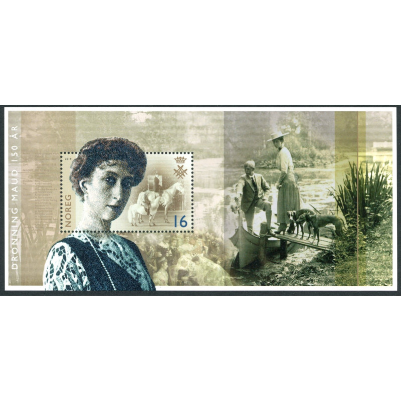 Norge. 2019. Dr. Maude, miniark AFA nr. 1985 **     stemplet postfrisk FDC (o)