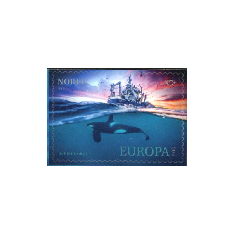Norge. 2020. Norden Spækhugger, AFA nr. 1992 **    stemplet postfrisk FDC (o)