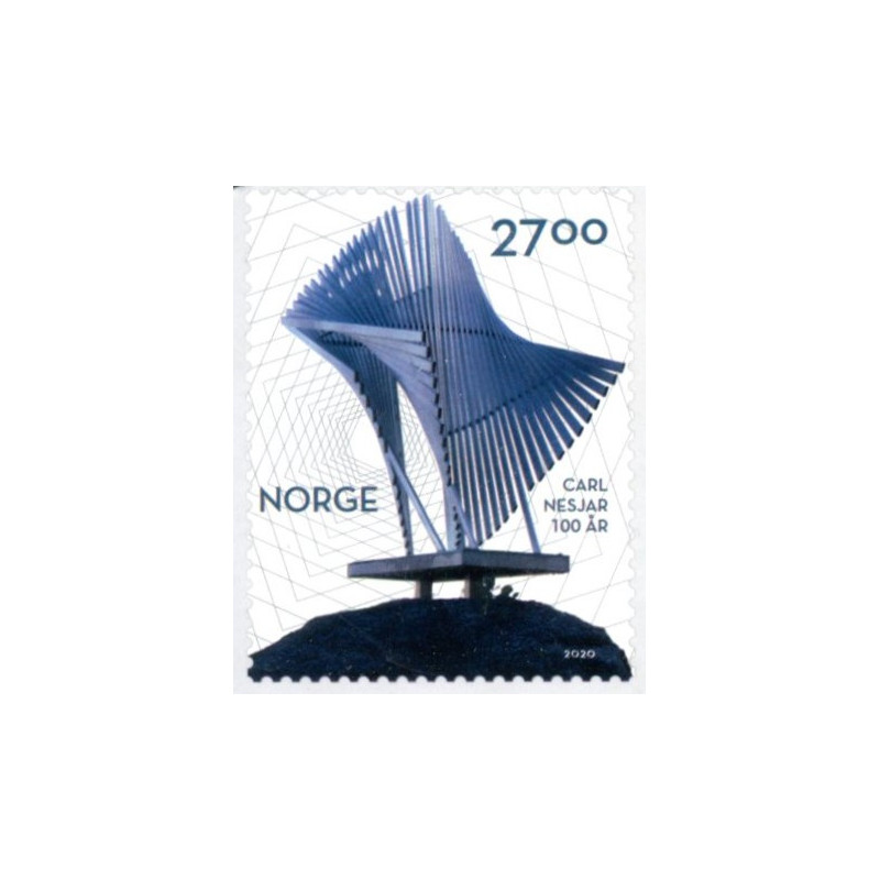 Norge. 2020. Carl Nesjar, AFA nr. 2004 **    stemplet postfrisk FDC (o)