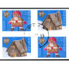 Norge. 2001. Julefrimærker i 4-blok, AFA nr. 1401Cn-02Cn. ** stemplet postfrisk FDC