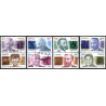 Norge. 2001. Nobelpris 100 år, i parstykker AFA nr. 1390-97 ** (4) stemplet postfrisk FDC