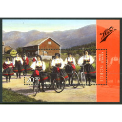 Norge. 2015. Anders B. Wilses, miniark. AFA nr 1873 **                          stemplet postfrisk FDC (o)