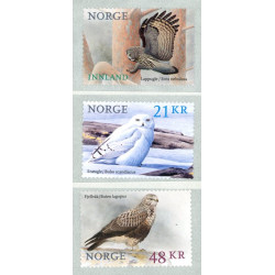 Norge. 2018. Fugle. AFA nr. 1941-43 **              stemplet postfrisk FDC (o)