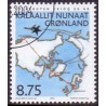 2004. 8,75 Kr. 50 Års civil ruteflyvning. AFA nr. 422 postfrisk stemplet