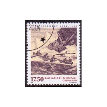 2004. 17,50 Kr. Ekspeditioner II. AFA nr. 423 postfrisk stemplet