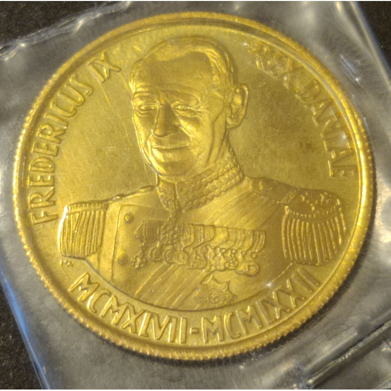 Danmark. 5.  Maj mindedukat 3,5 gram guld