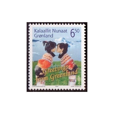 2004. 6,50 Kr. Europamærke / CEPT. AFA nr. 432 postfrisk stemplet