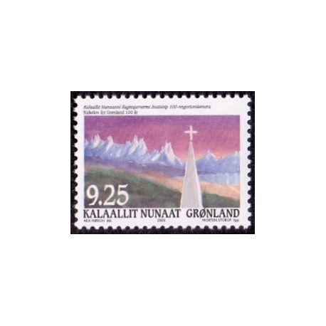 2005. 9,25 Kr. Kirkelov for Grønland. AFA nr. 439 postfrisk stemplet