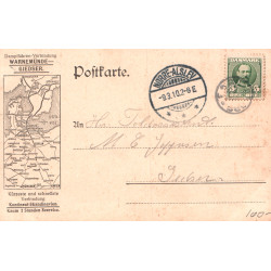 Gjedser-Warnemünde, med stjerne stempel, brugt