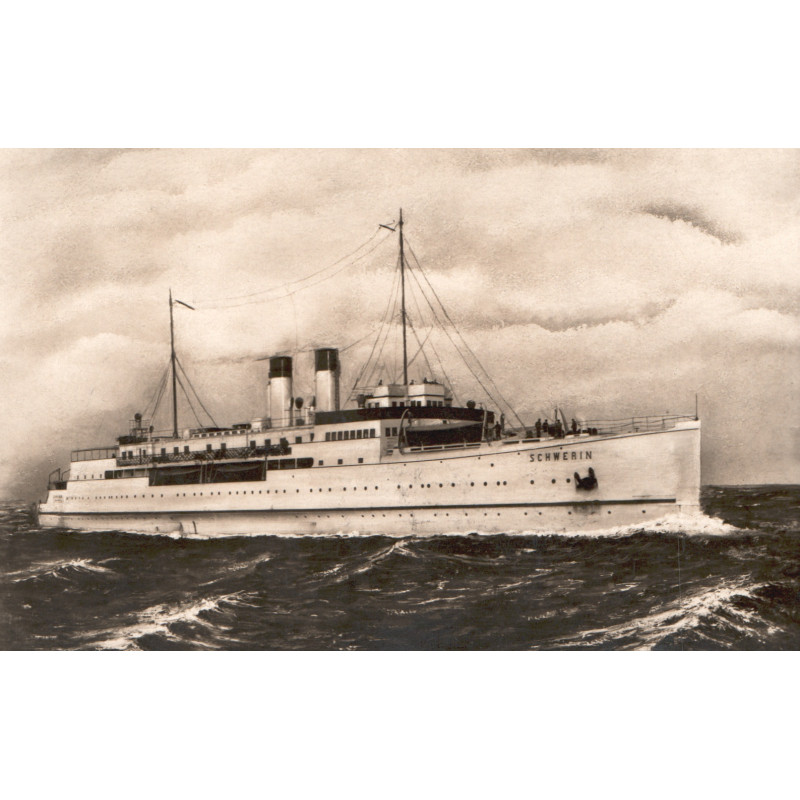 Deutsche Seepost / Gjedser-Warnemünde. Dampfærgen Schwerin, brugt