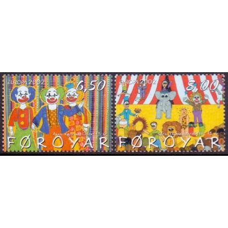 Færøerne 2002, CEPT AFA nr. 413-4 komplet postfrisk