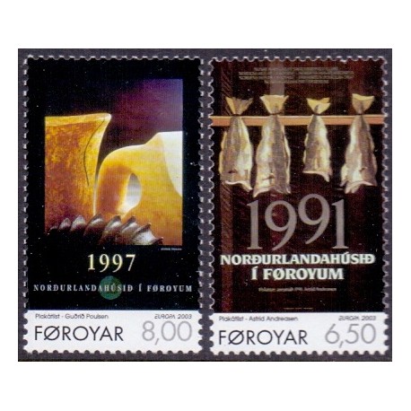 Færøerne 2003, CEPT  AFA nr. 450-51 komplet postfrisk