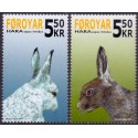 Færøerne 2005, Den Færøerske Hare  nr. 520-1 komplet postfrisk