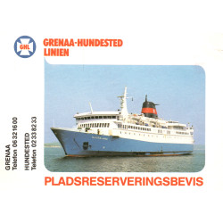 Pladsreserveringsbevis, brugt