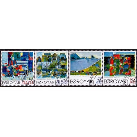 Færøerne 2001. Zacharias Heinesen AFA nr. 396-99 komplet postfrisk