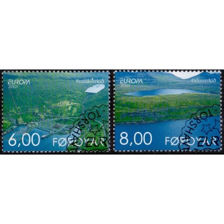 Færøerne 2001. CEPT AFA nr. 394-5 komplet postfrisk